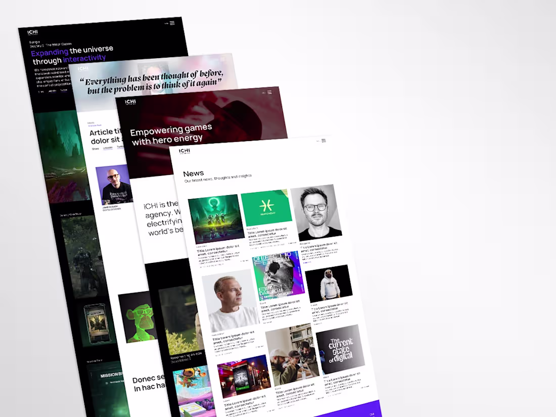 Cover image for ICHI Digital Rebrand