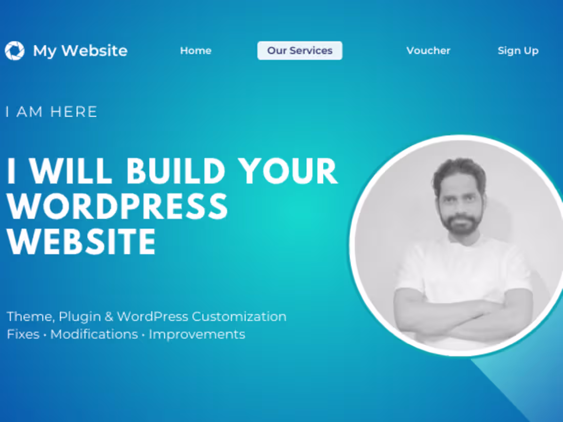 Cover image for I will develop or customize your wordpress website