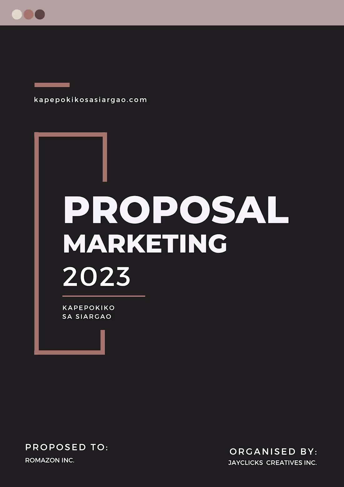 Cover image for Digital Marketing Proposal