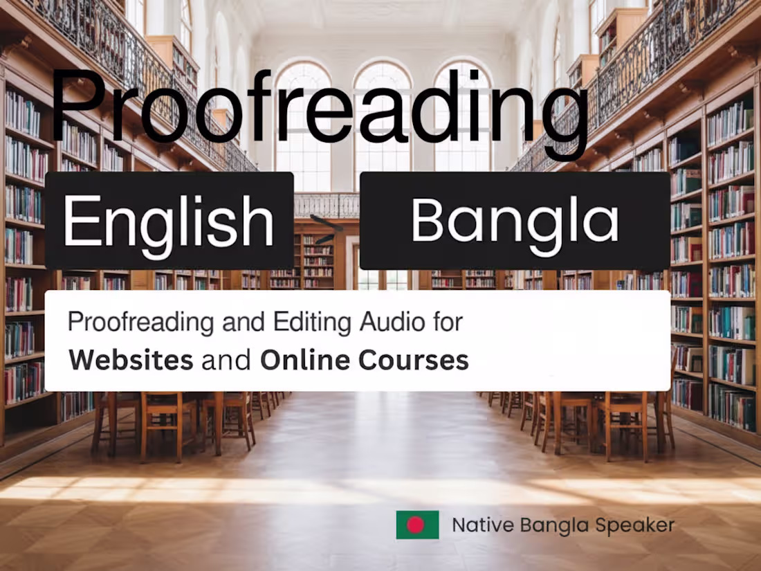 Cover image for Proofreading and Editing for Tech Online Courses