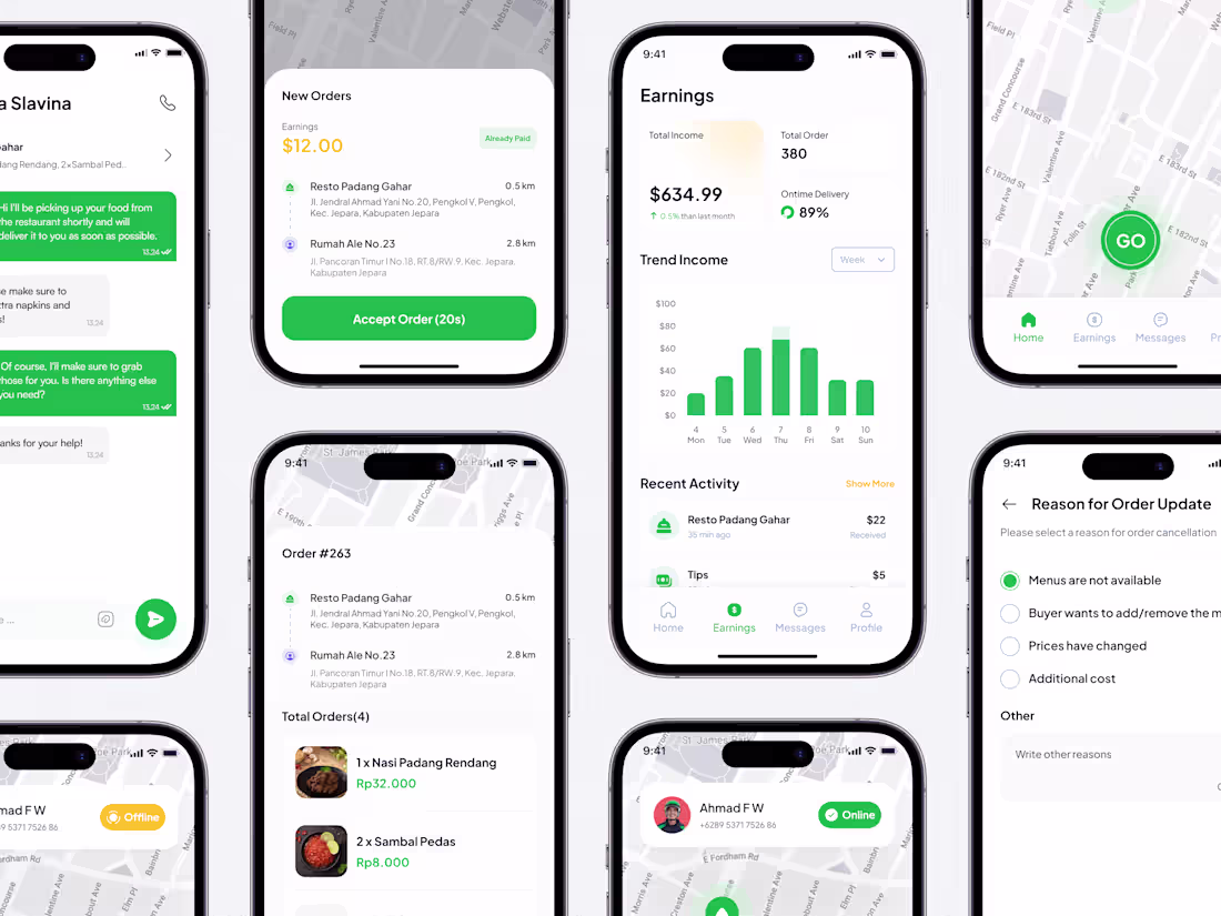 Cover image for Driver App - Food Delivery