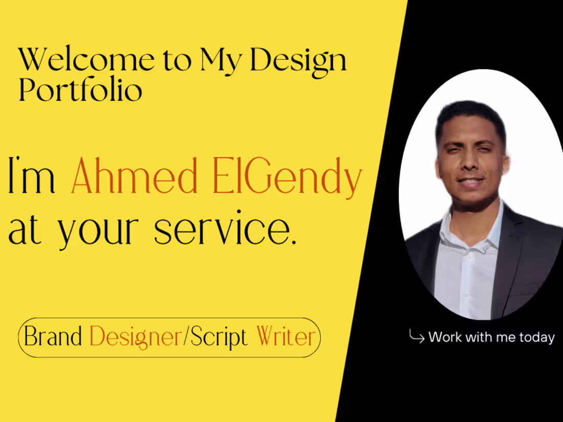 Cover image for Brand Design, and Script Writing 