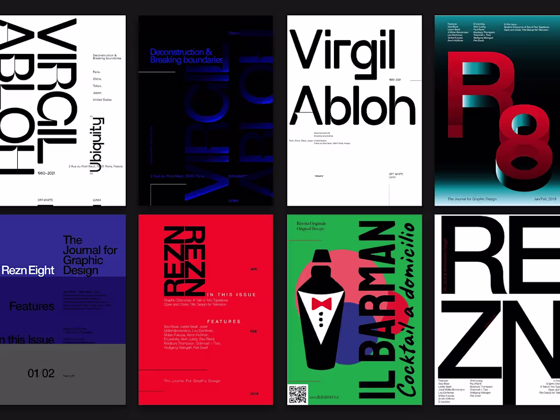 Cover image for Sleek & Minimal Typographic Posters