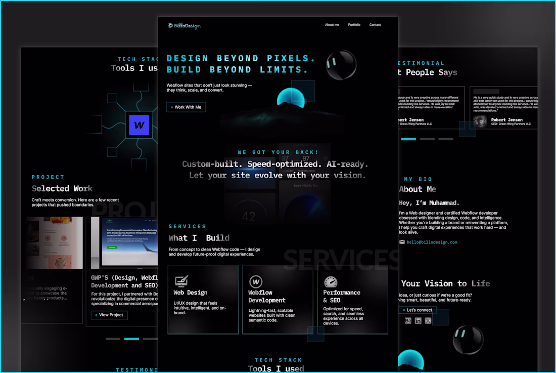 Cover image for BilloDesign: A Living Portfolio Experience
