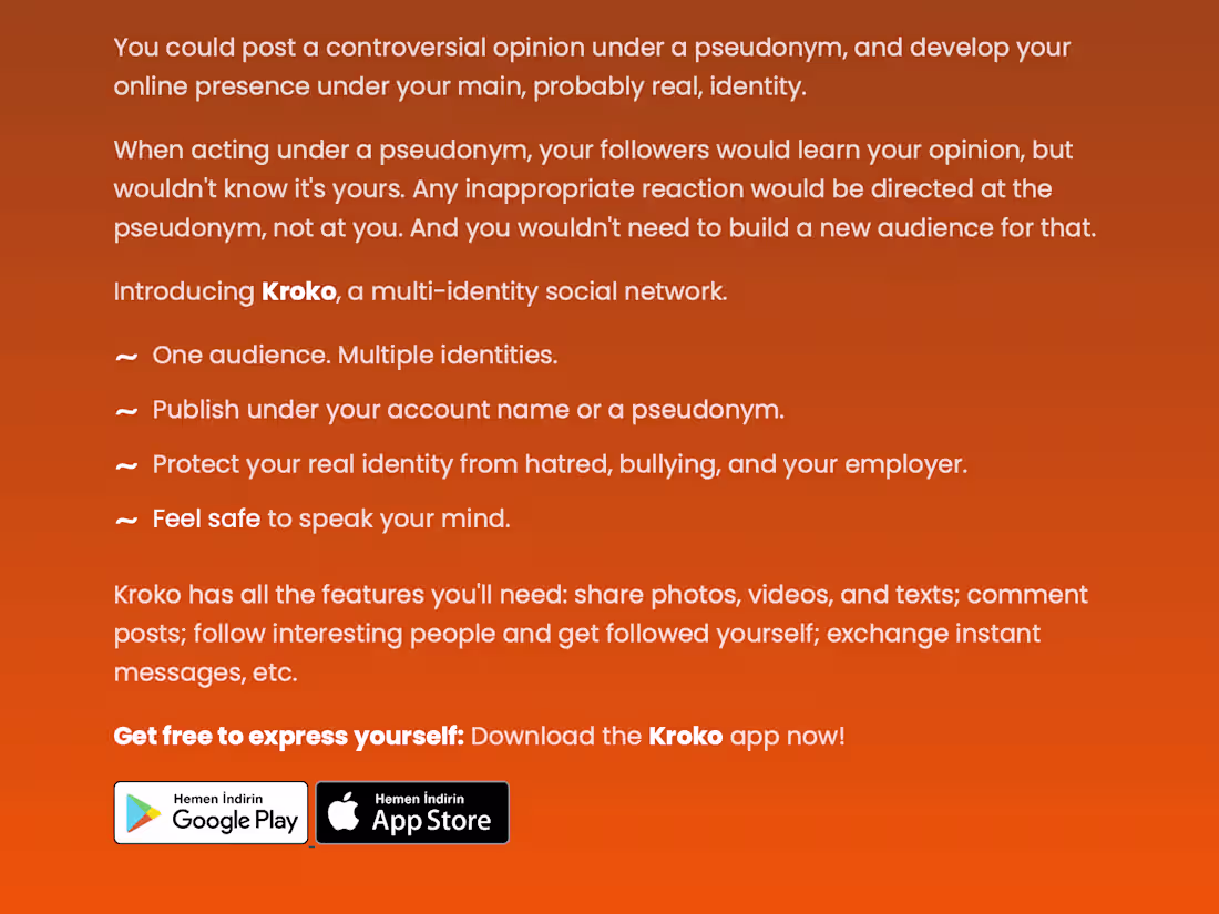 Cover image for Founder letter for a social network