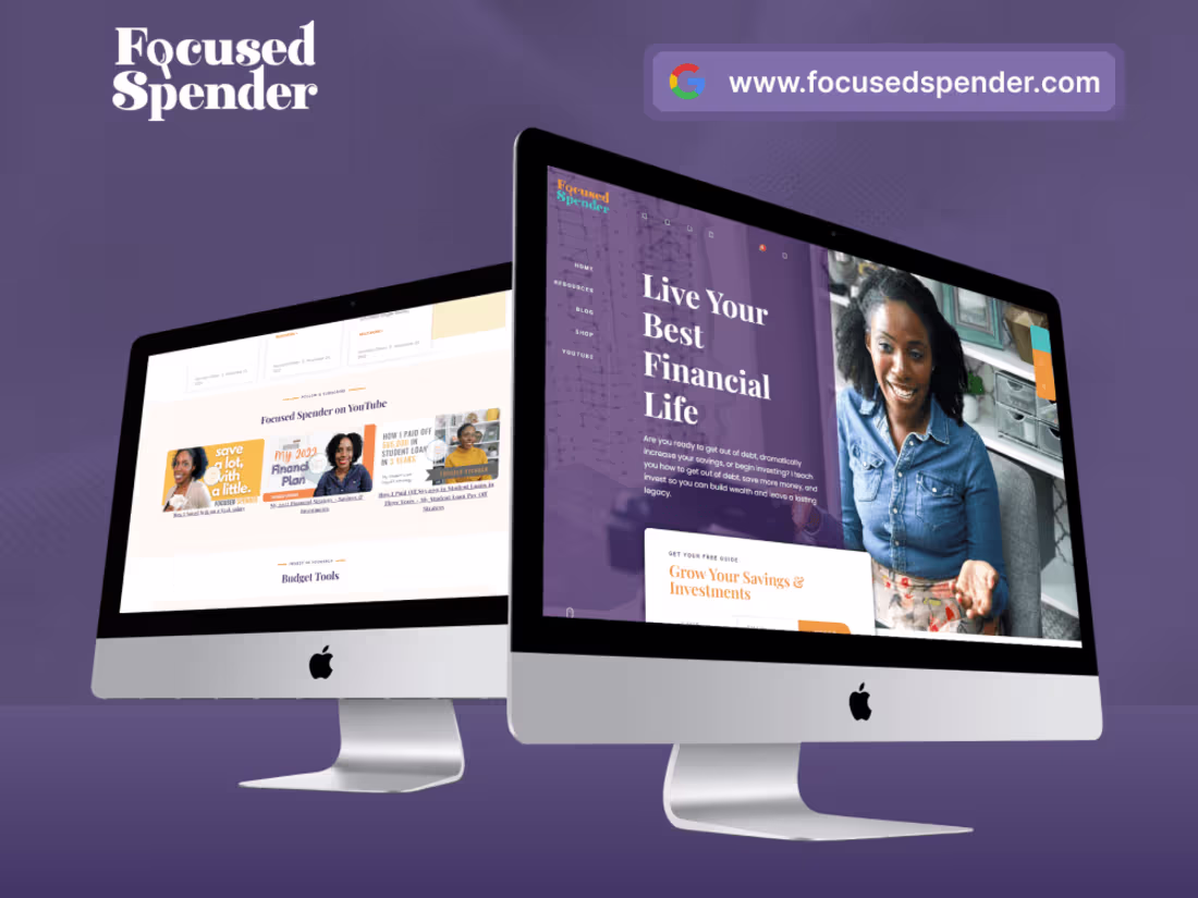 Cover image for Website Redesign for Popular Social Media Influencer