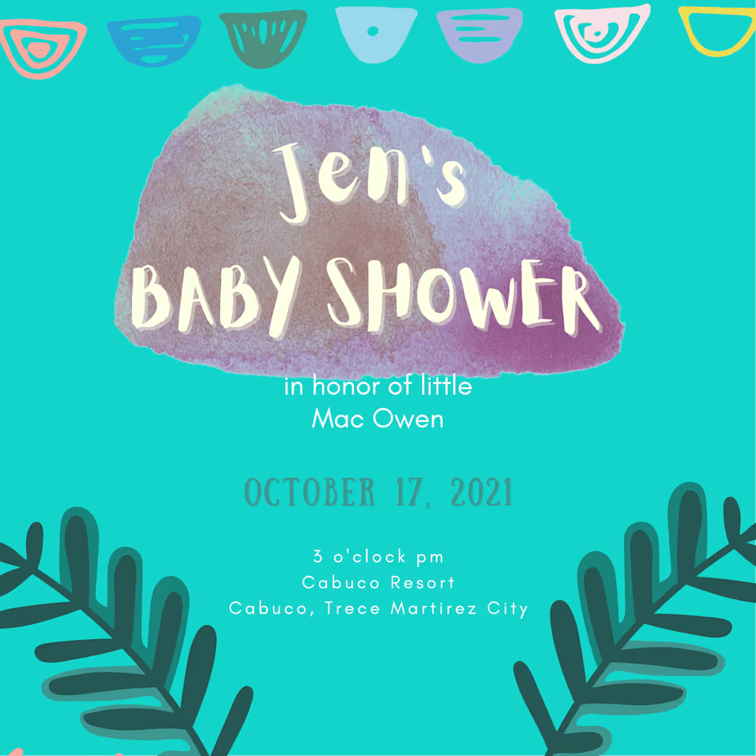 Cover image for Baby Shower Invitation 