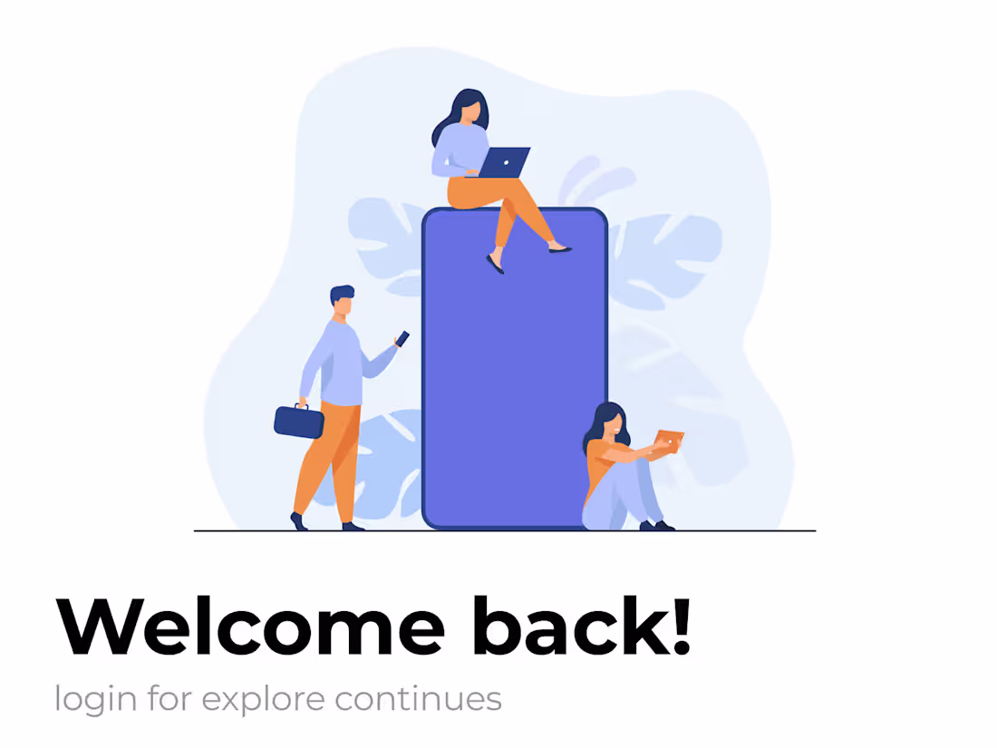 Cover image for Sign up/Log in pages