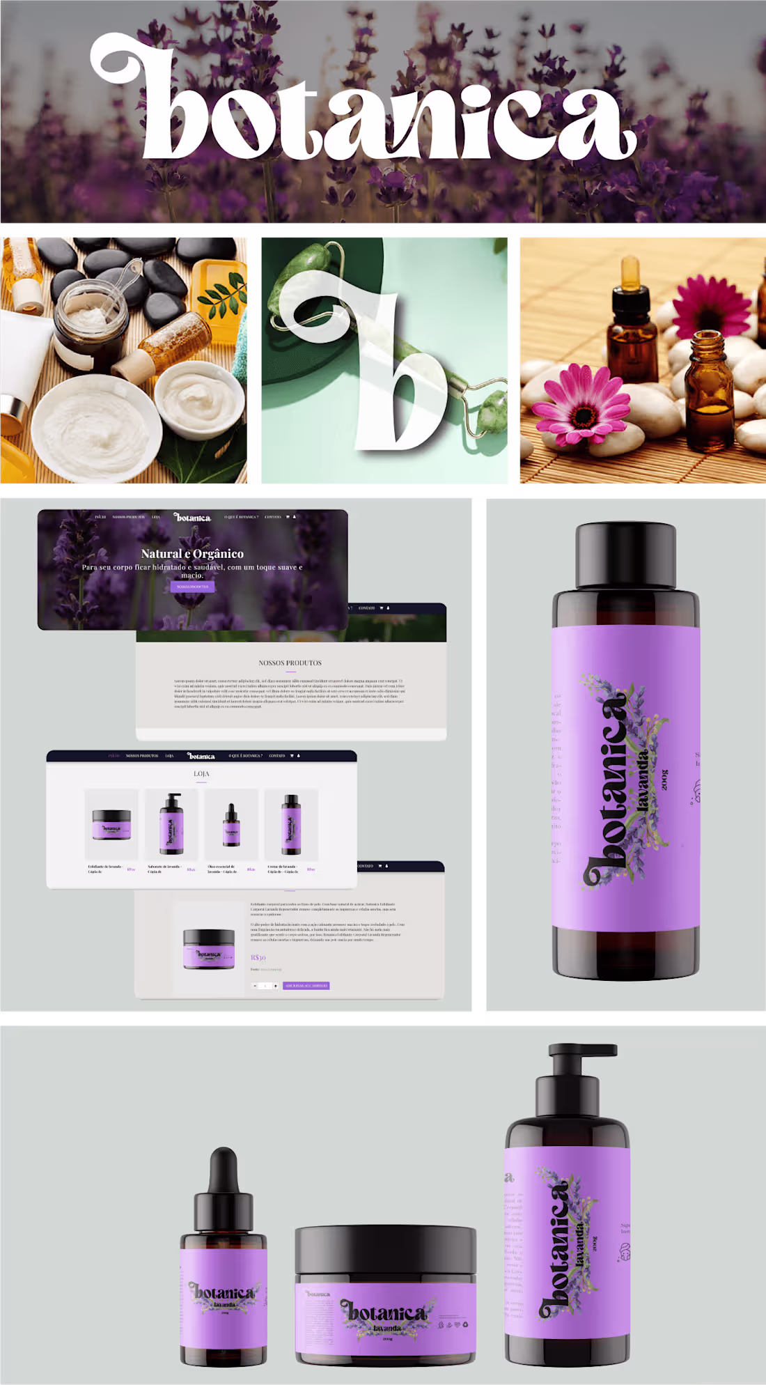 Cover image for Visual identity - Botanica (fictitious)