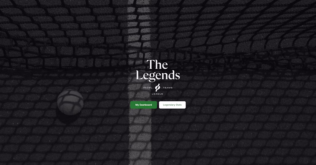 Cover image for The Legends | Padel League Management Tool