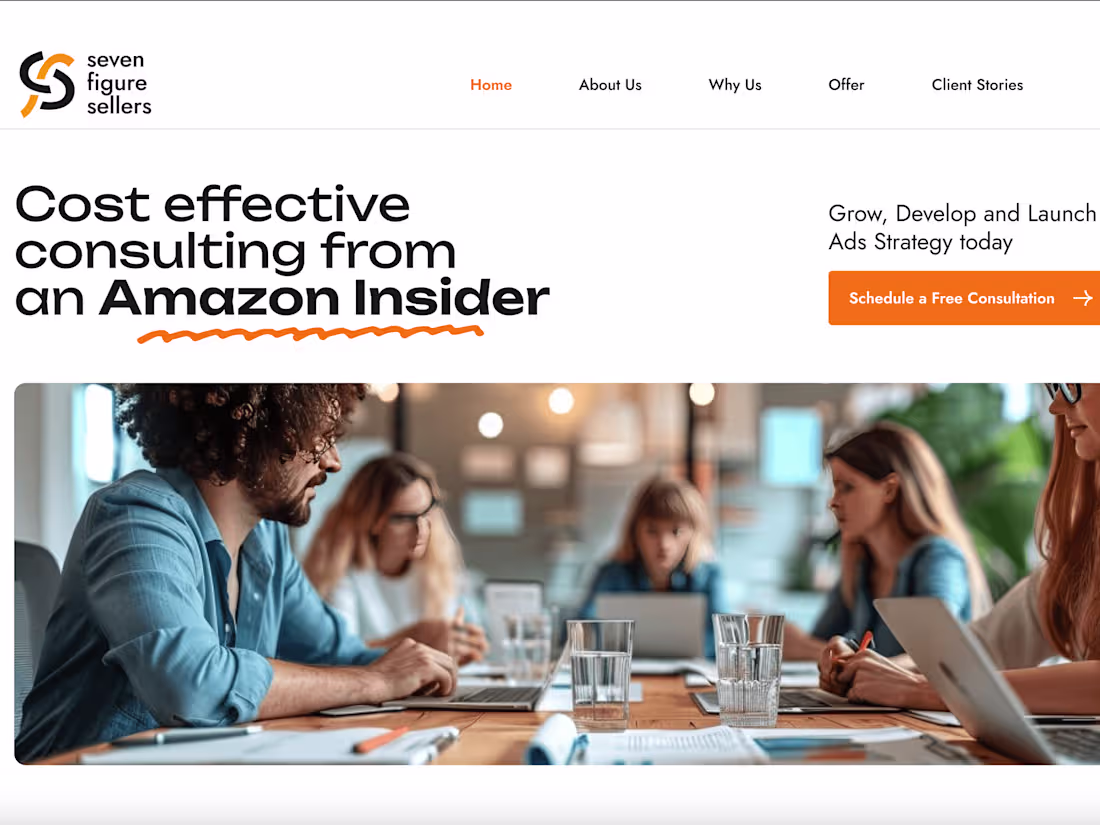 Cover image for Seven Figure Sellers - Brand and Website Design :: Behance