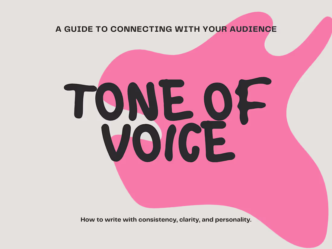 Cover image for Tone of Voice Guide for a Fintech