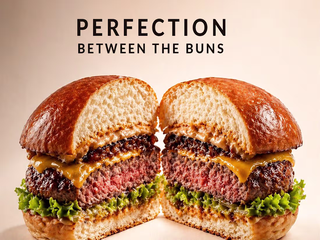 Cover image for Premium product focused burger visual