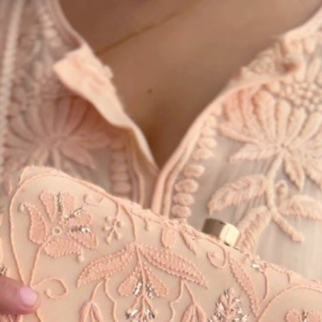 Cover image for Noorkari | Chikankari Brand on Instagram: “Naaz Premium Georget…