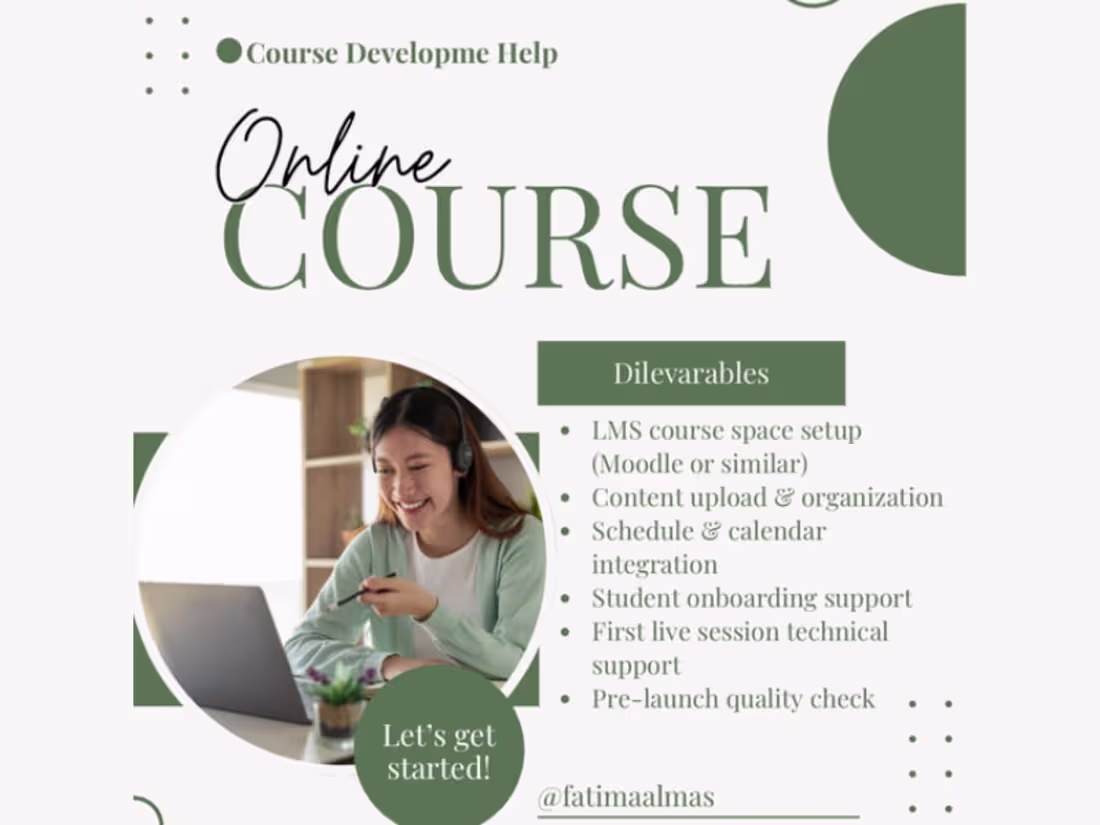 Cover image for Online Course Setup & Coordination