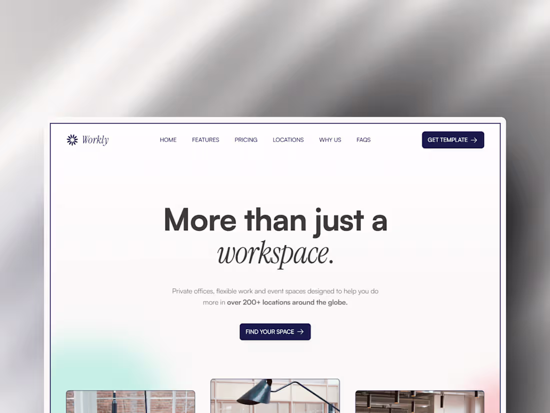 Cover image for Workly | Coworking Spaces