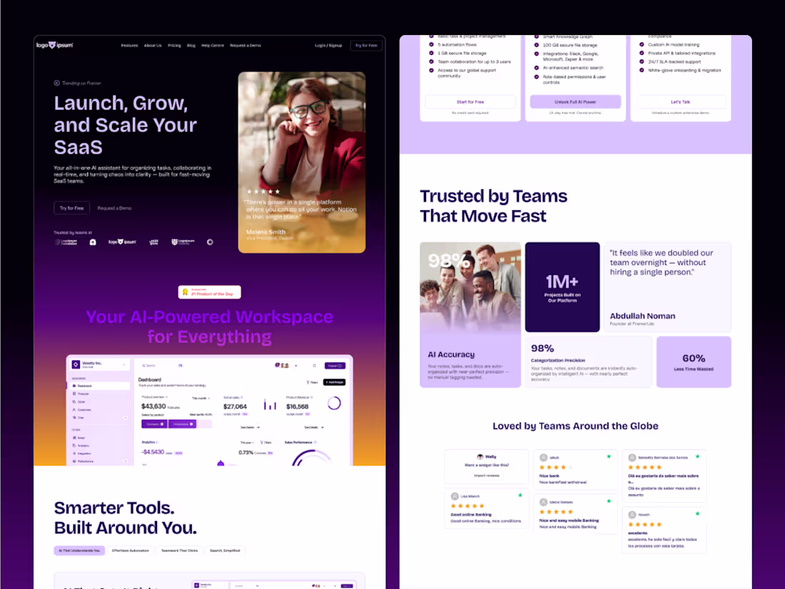 Cover image for High Converting Landing Page Design + Framer Development