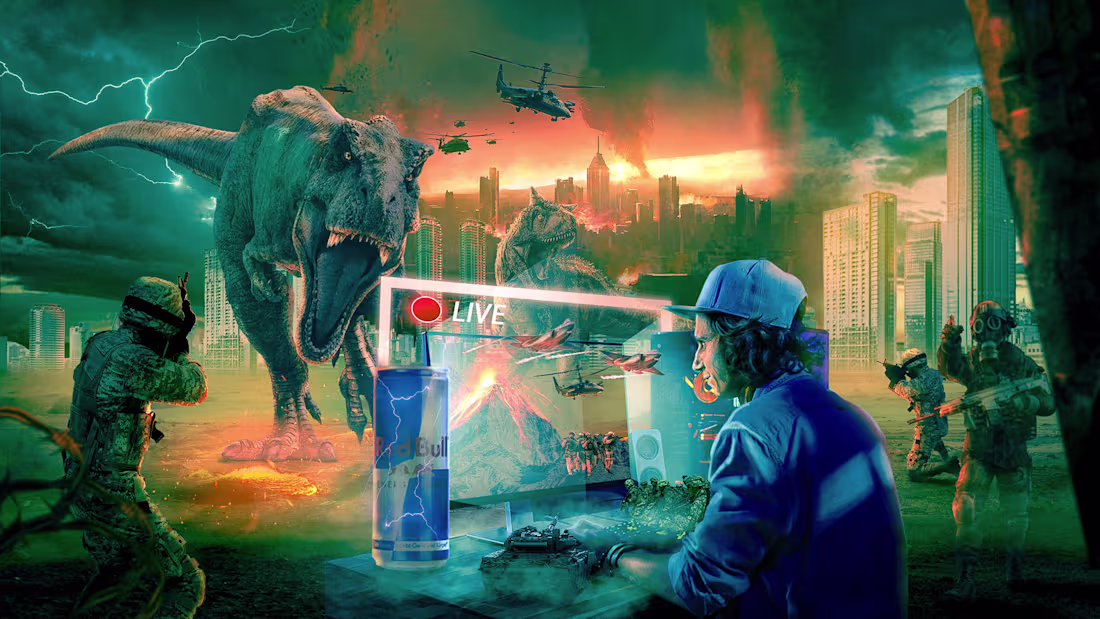 Cover image for redbull poster design