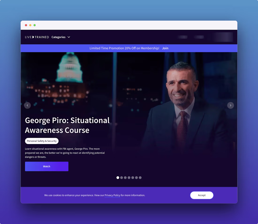 Cover image for LiveTrained