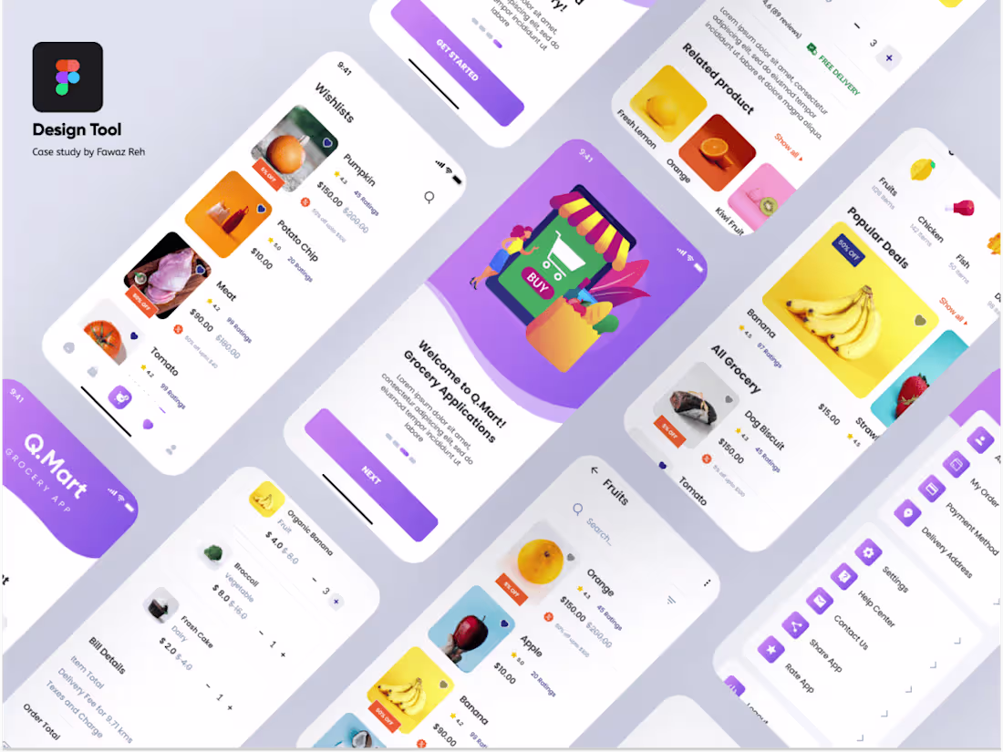 Cover image for Q.Mart Grocery App