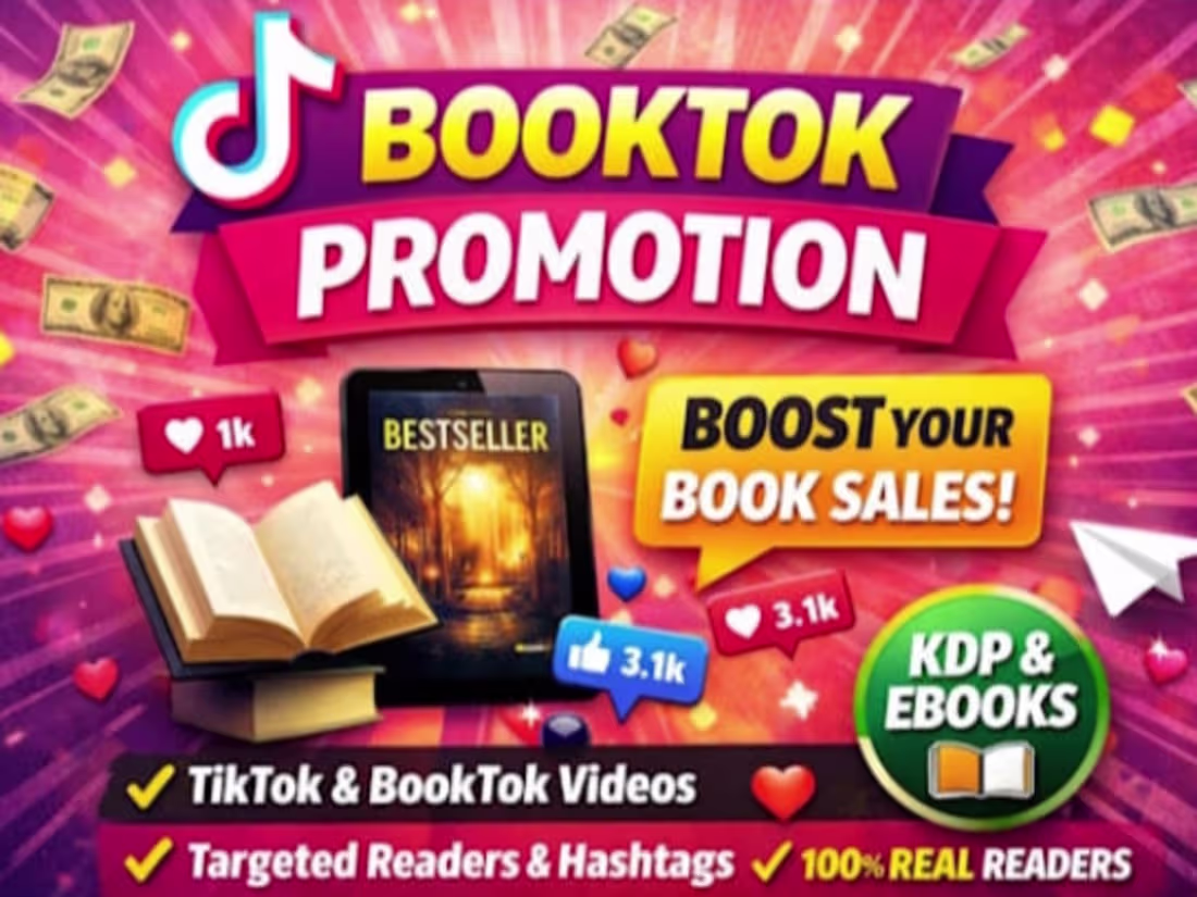 Cover image for BOOKTOK BOOK MARKETING, EBOOK PROMOTION & ΤΙΚΤOK BOOK PROMOTION 