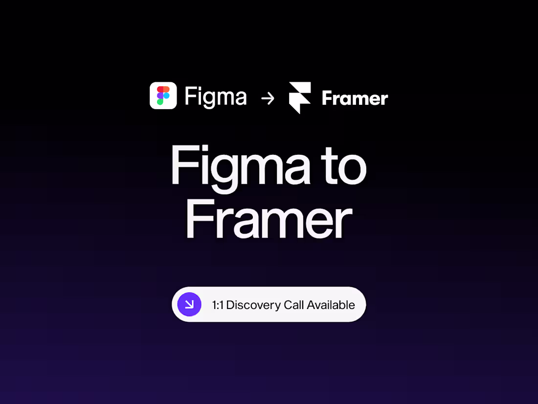 Cover image for Figma to Framer
