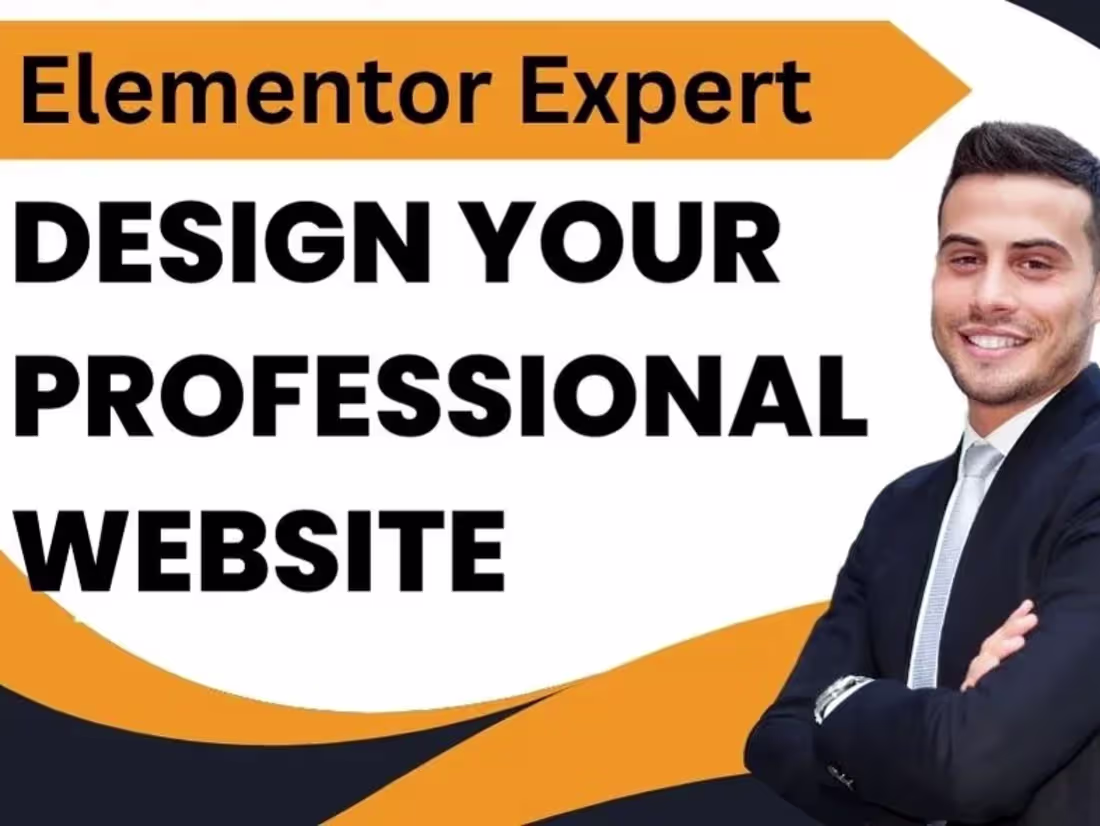 Cover image for I will design responsive wordpress website with elementor pro