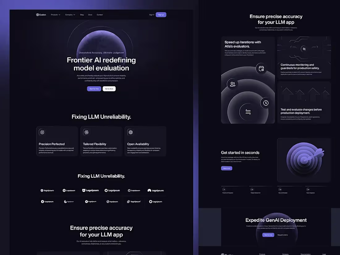 Cover image for Website Design and Development for AI – Evaluation Platform 🙌