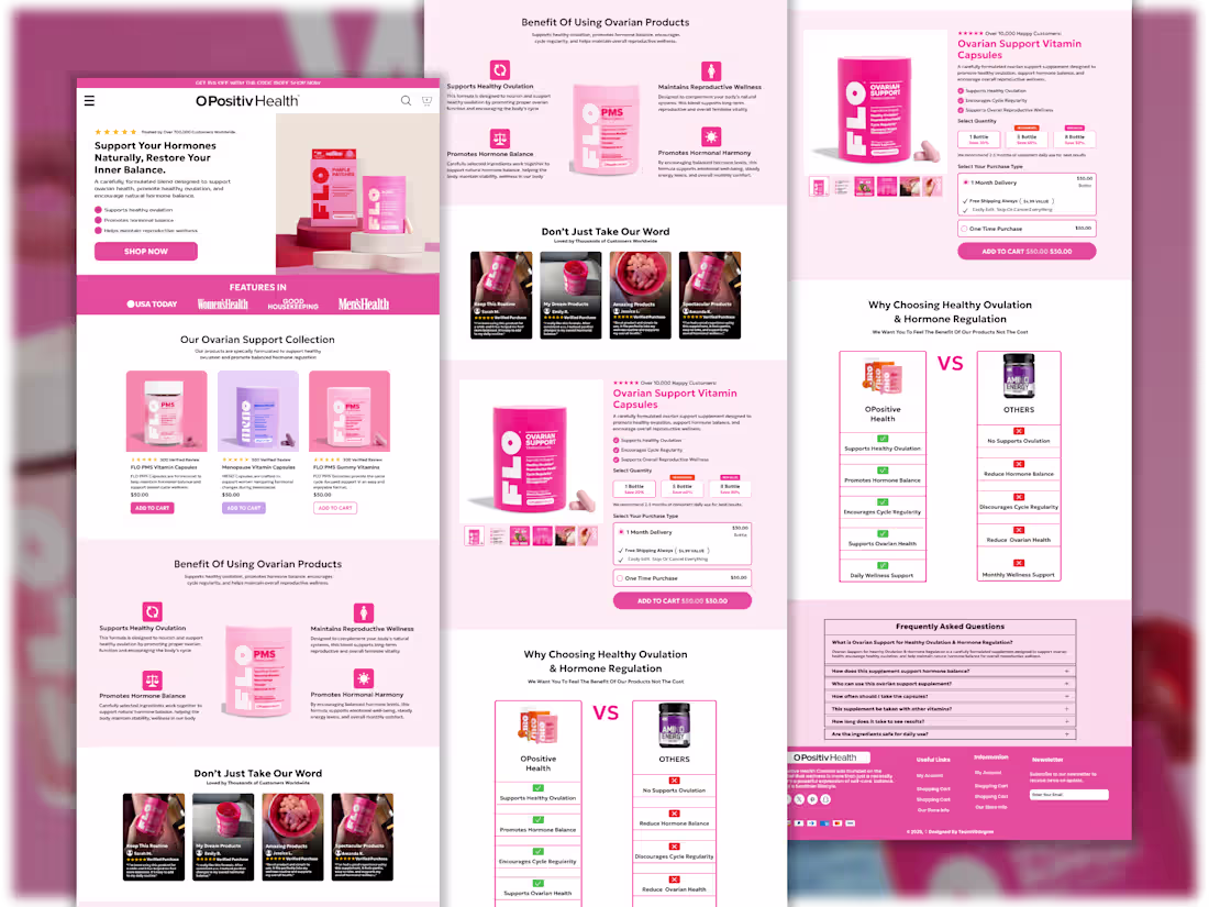 Cover image for I designed a clean, conversion-driven