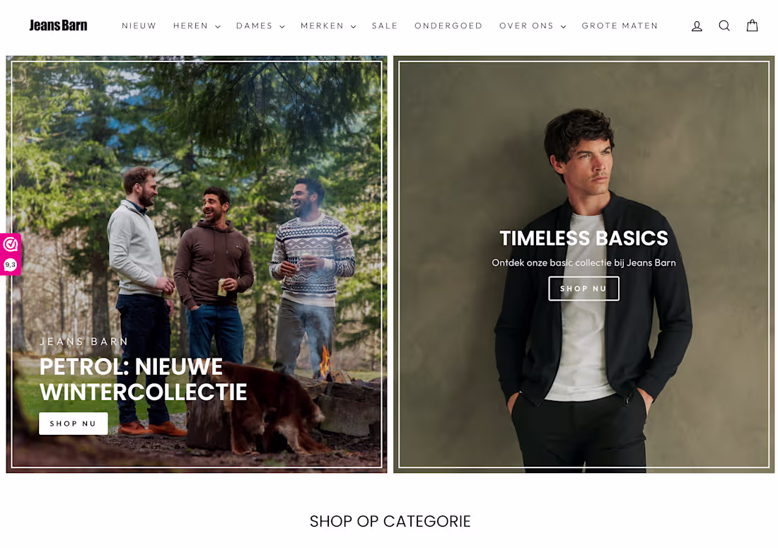 Cover image for Shopify 2.0 Webshop for Jeans Barn