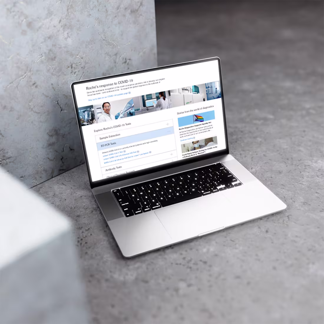 Cover image for Roche Diagnostics COVID-19 Work