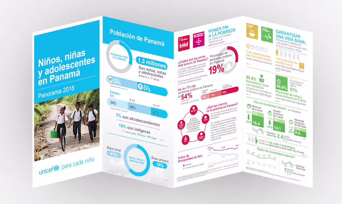Cover image for Unicef - Brochure Panorama