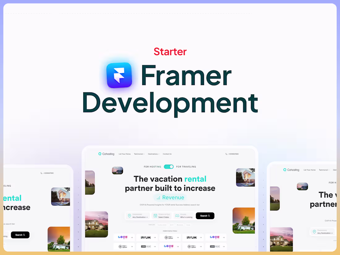 Cover image for Starter — Framer Development