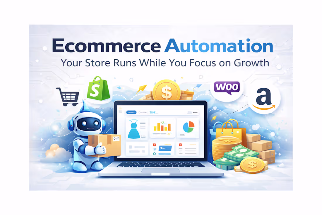 Cover image for Ecommerce Automation - Your Store Runs While You Focus on Growth