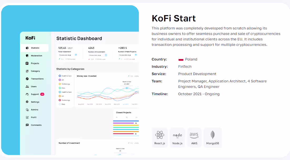 Cover image for SaaS Cryptocurrency Crowdfunding Platform