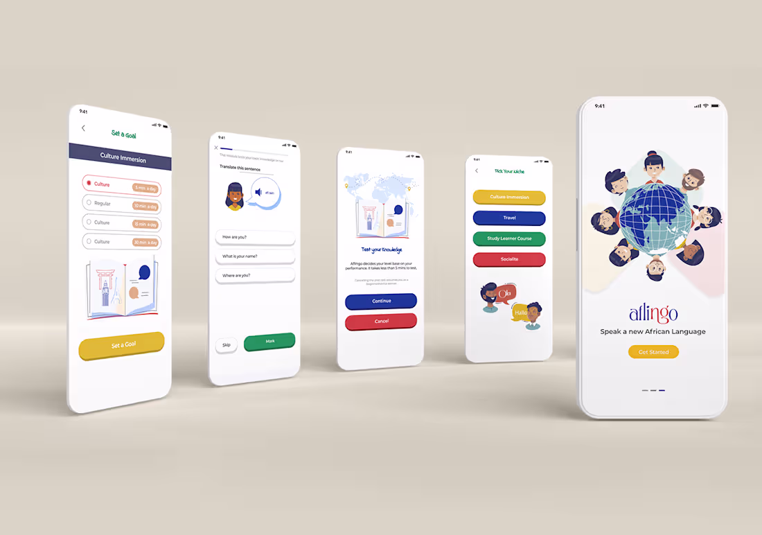 Cover image for Language learning app design