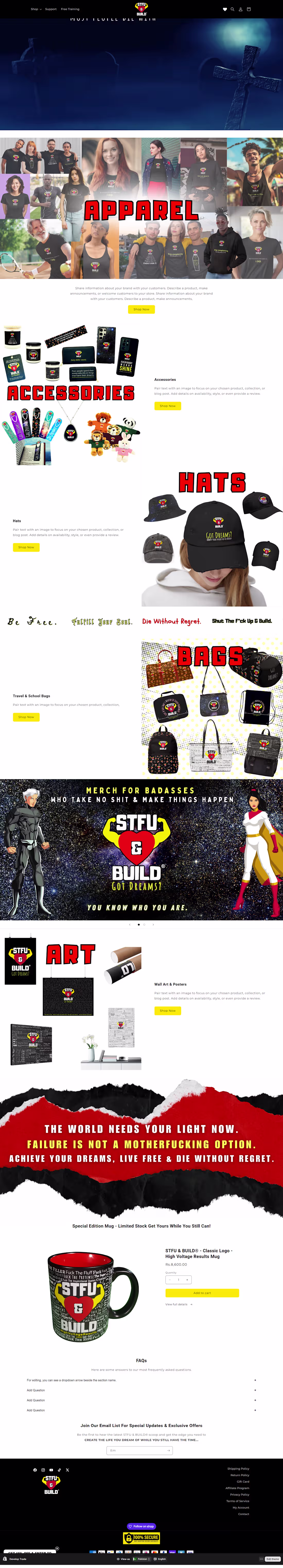 Cover image for STFU & BUILD® 