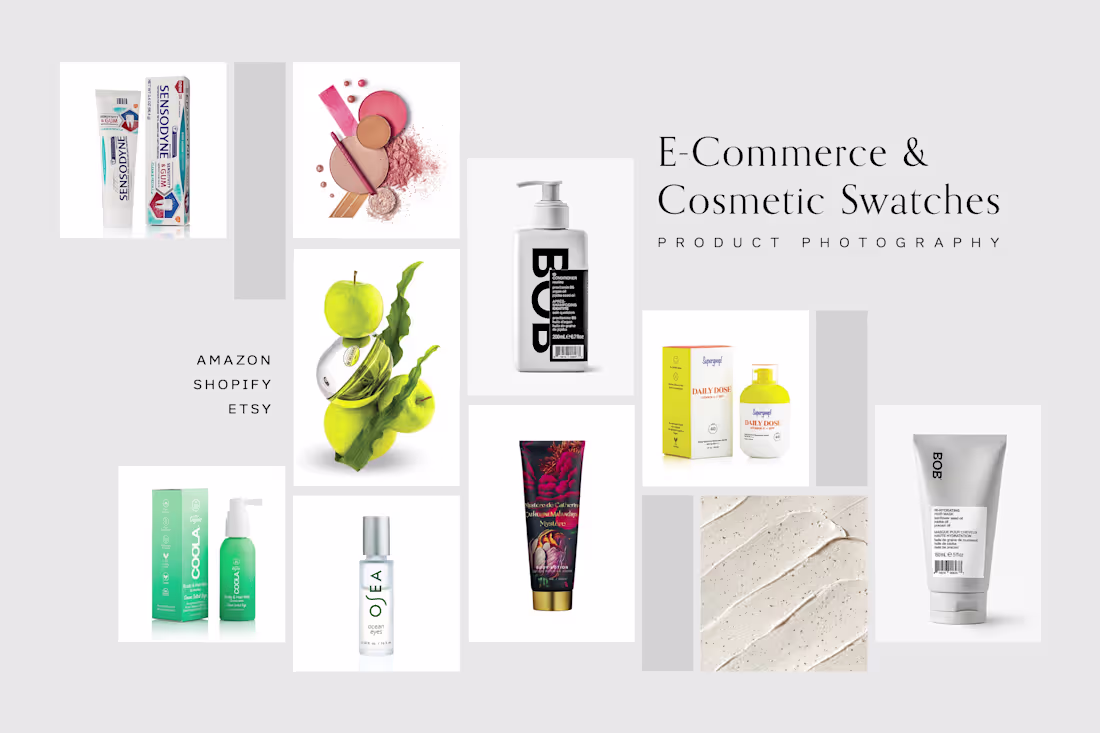 Cover image for E-Commerce Beauty Product & Swatch Photography