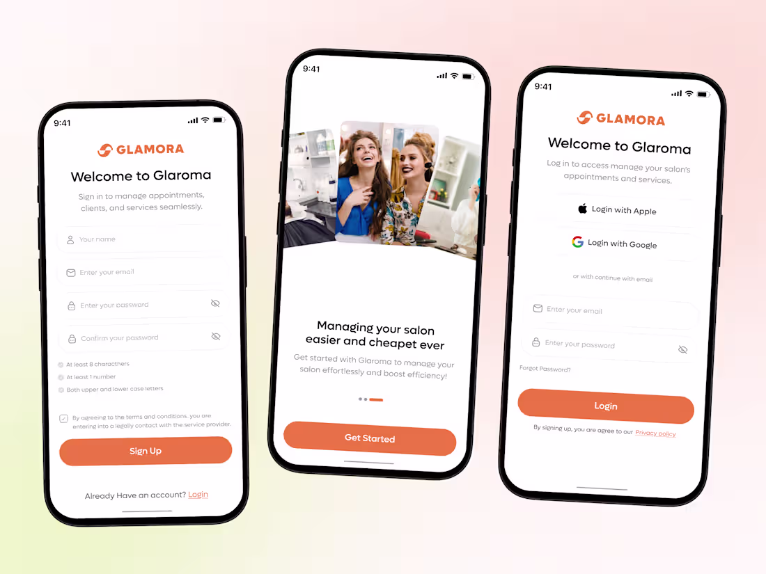 Cover image for Barber Salon Mobile App