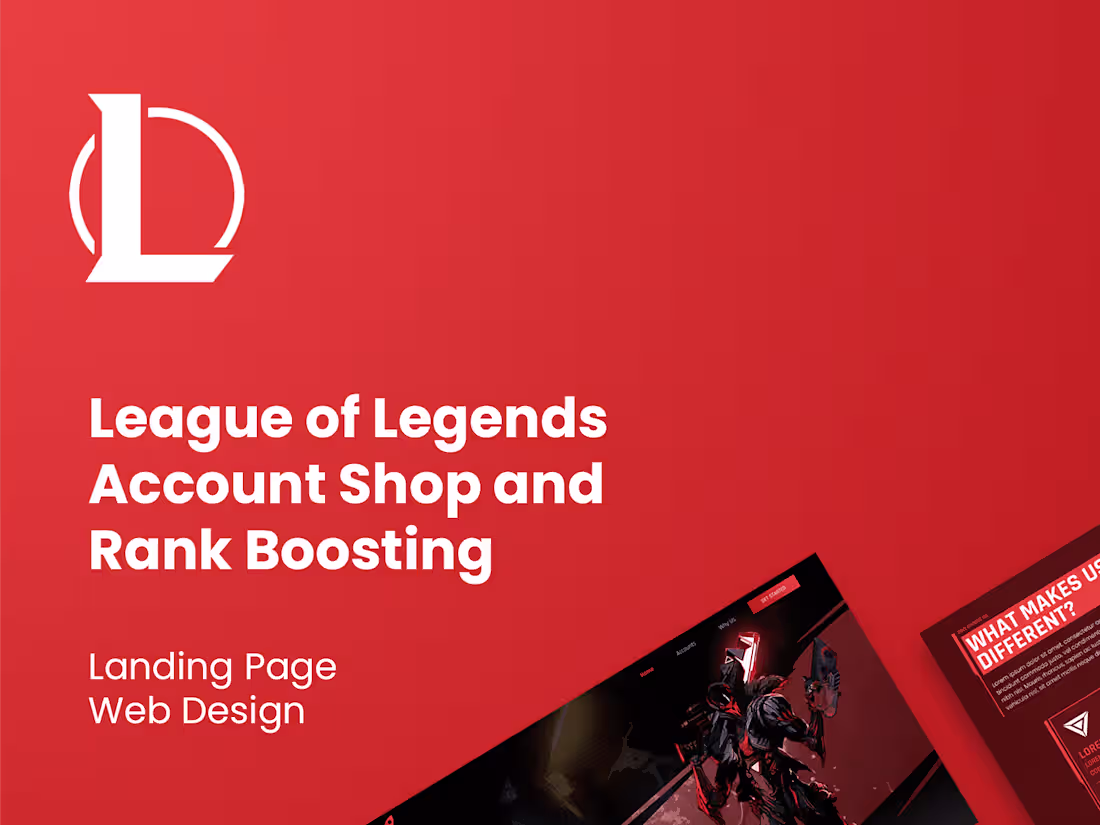 Cover image for League of Legends Account Shop (PROJECT: Jhin)