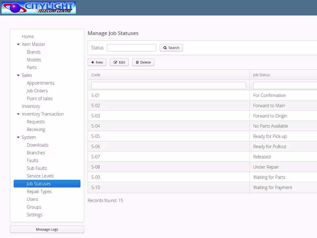 Cover image for Job Ordering Management System