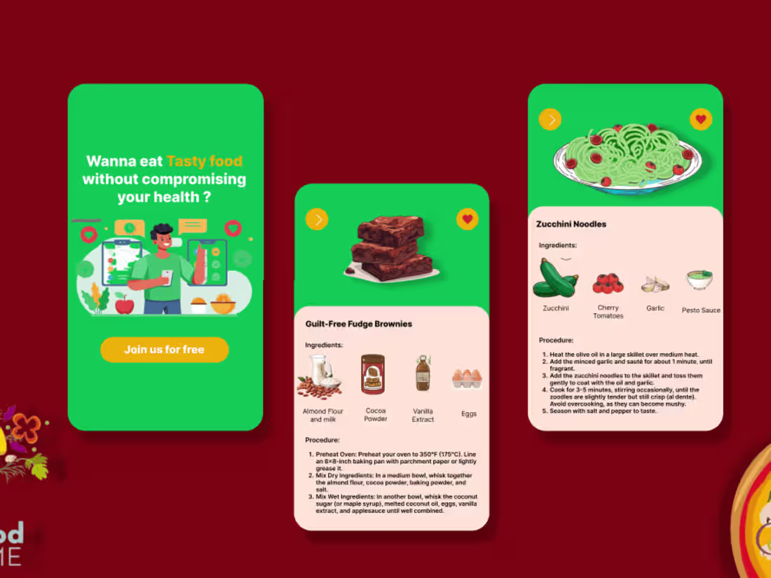 Cover image for Healthy recipe app