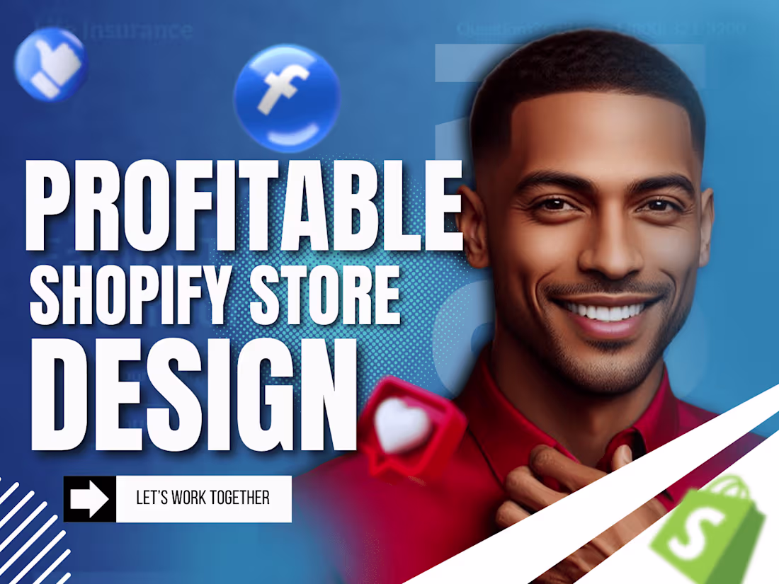 Cover image for I WILL DESIGN HIGHLY PROFITABLE HAIR EXTENSION SHOPIFY STORE