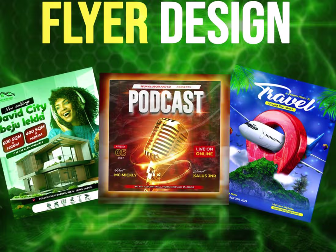 Cover image for I'LL DESIGN STUNNING EVENT FLYER, PARTY, CLUB, CHURCH, DJ