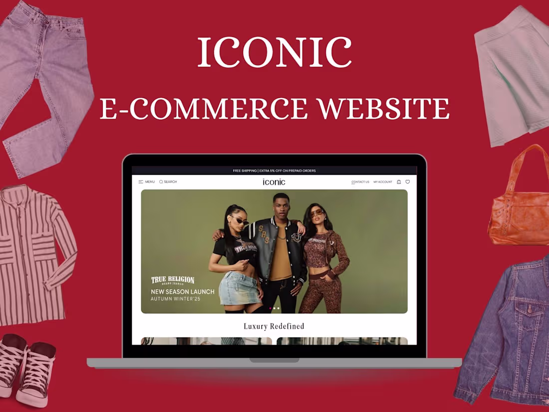 Cover image for Iconic | E-Commerce Website
