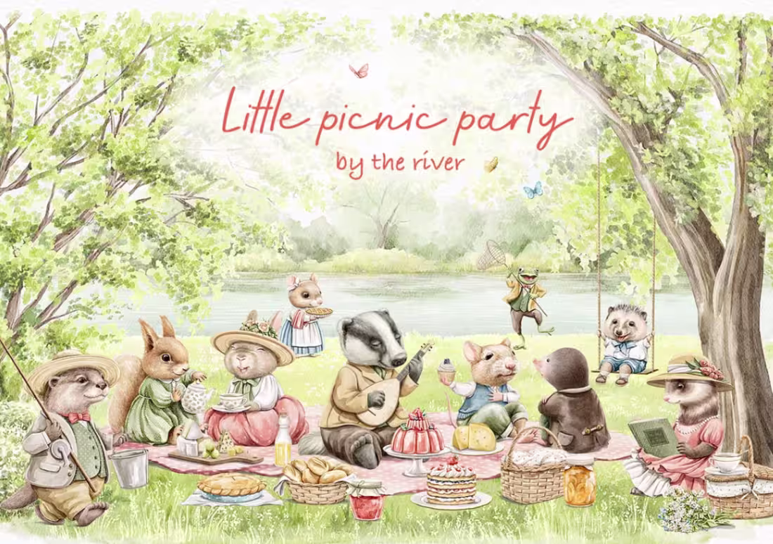 Cover image for Children's Book Watercolor Illustrations | Complete Package