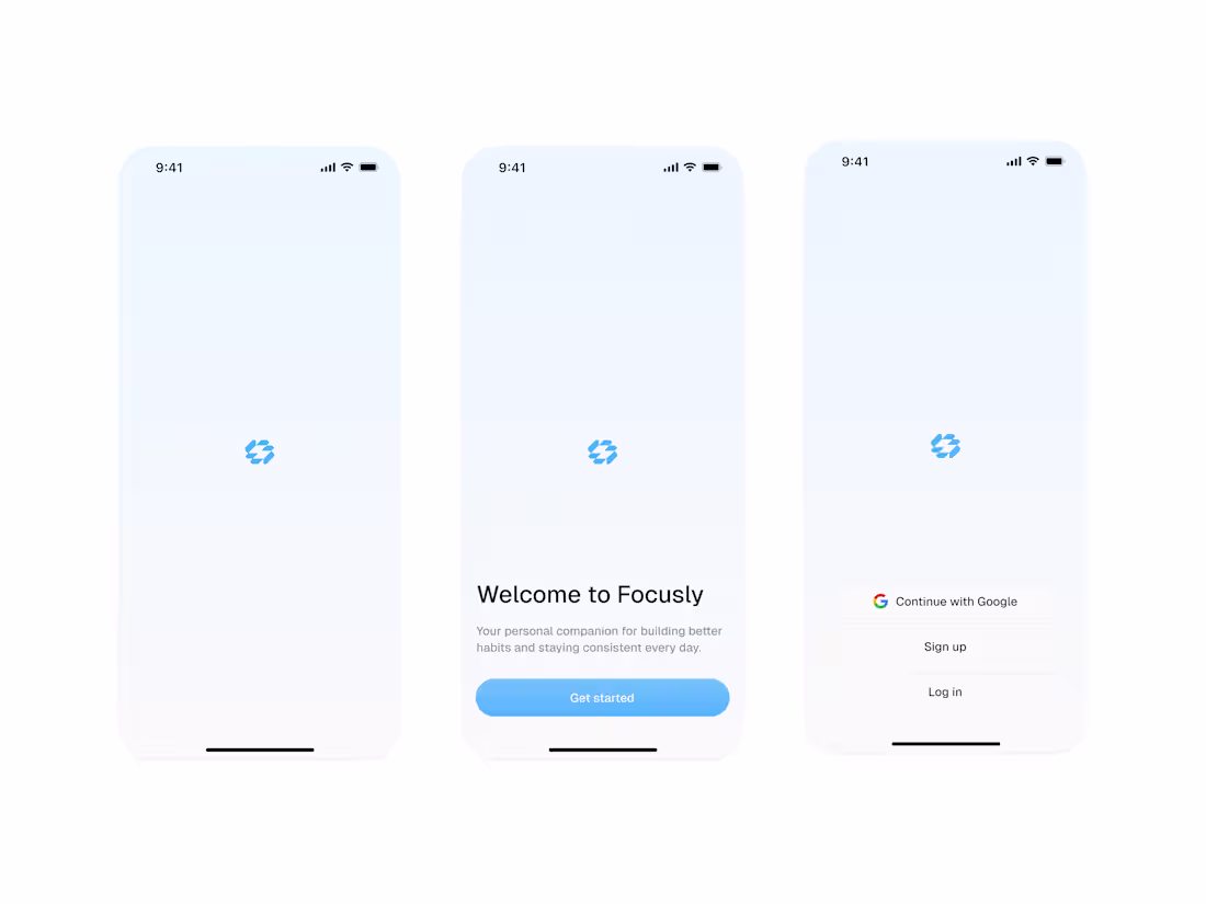 Cover image for Mobile onboarding flow - Light & dark mode