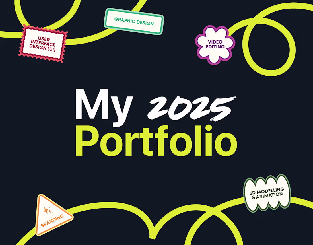 Cover image for My 2025 Graphic Design Portfolio.