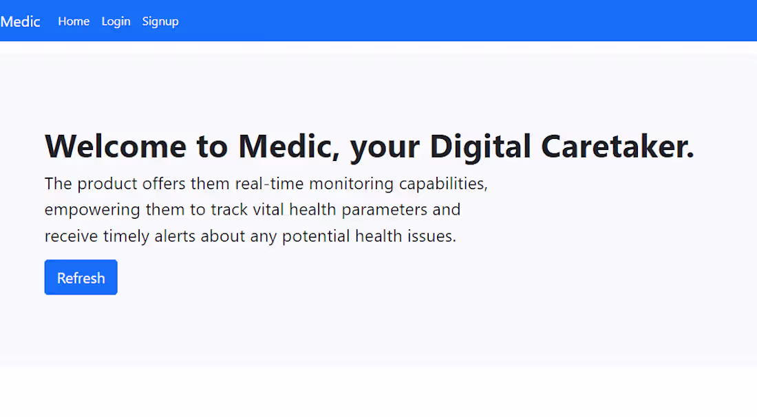Cover image for Python/Django Web Application - Medic