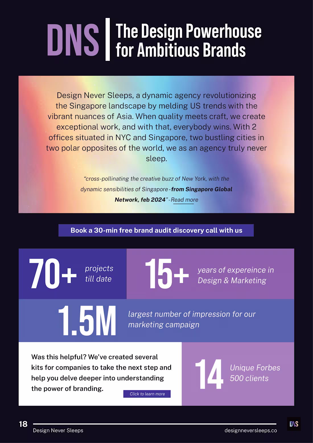 Cover image for Design Never Sleeps - Document designs